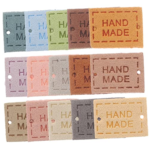 SHINEOFI 150 Stück Handmade Etiketten Bunte Labels für Nähen Stricken und Häkeln mit Löchern zum Einfachen Annähen für DIY Projekte und Dekoration SHINEOFI 150 Stück Handmade Etiketten Bunte Labels für Nähen Stricken und Häkeln mit Löchern zum Einfachen Annähen für DIY Projekte und Dekoration von SHINEOFI
