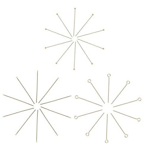 SHINEOFI 150 Stück Nadelset für Diy Ohrringe und Armbänder T Förmige und Kugelkopf Pins für Kreative Schmuckprojekte SHINEOFI 150 Stück Nadelset für Diy Ohrringe und Armbänder T Förmige und Kugelkopf Pins für Kreative Schmuckprojekte von SHINEOFI