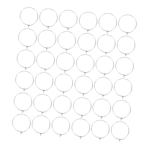SHINEOFI 150 Stück Ohrringringe Rund DIY Schmuckzubehör Ohrhaken für Perlen Quasten Basteln Silber Langlebig Elegant SHINEOFI 150 Stück Ohrringringe Rund DIY Schmuckzubehör Ohrhaken für Perlen Quasten Basteln Silber Langlebig Elegant von SHINEOFI