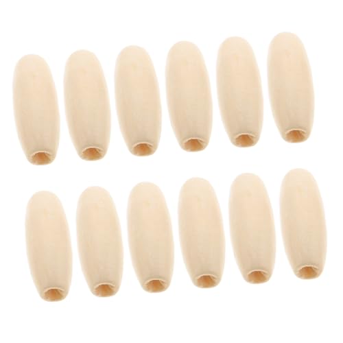 SHINEOFI 150 Stück Oval Holzperlen Ahorn für Schmuckgestaltung Lochdurchmesser Natürliche Holzabstandshalter für Diy Bastelprojekte Vielseitige Dekorationsperlen SHINEOFI 150 Stück Oval Holzperlen Ahorn für Schmuckgestaltung Lochdurchmesser Natürliche Holzabstandshalter für Diy Bastelprojekte Vielseitige Dekorationsperlen von SHINEOFI