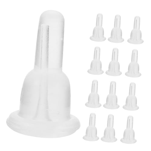 SHINEOFI 150 Stück Transparente Silikon Ohrring Verschlüsse Weiche Ohrschutz Pads für Schwere Ohrstecker Sichere Voll Umschließende Rückseiten für Stecker und Haken Langlebig und Rutschfest von SHINEOFI