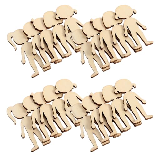 SHINEOFI 150 Stück Unlackierte Holzschablonen für Diy Projekte Kreative Bastelarbeiten Hängende Ornamente Geschenkanhänger Kindergarten Dekoration SHINEOFI 150 Stück Unlackierte Holzschablonen für Diy Projekte Kreative Bastelarbeiten Hängende Ornamente Geschenkanhänger Kindergarten Dekoration von SHINEOFI