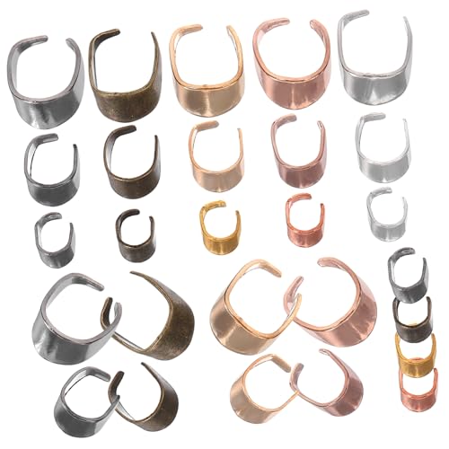 SHINEOFI 150 Stück hängende Schnalle Biegeringe schließen Halskette Anhänger Verschluss Reiz armbandverschluss schmuckwerkzeuge Bügel-Charm-Verschluss Klemmbügel für die Schmuckherstellung von SHINEOFI