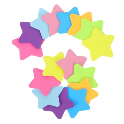 SHINEOFI 16 Stück Bunte Stern Haftnotizen Teiliges Set Selbstklebende Notizblöcke für Büro Schule und Zuhause Abnehmbare Memo Pads Auffälliger Sternform für Kreative Planung von SHINEOFI