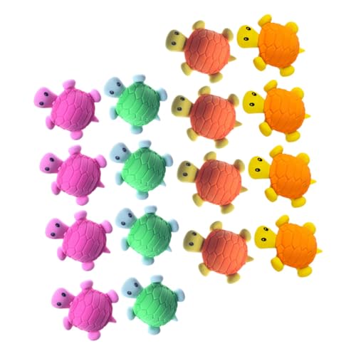 SHINEOFI 16 Stück Mini Radiergummis Tierformen für Schule und Basteln Langlebig und Praktisch von SHINEOFI