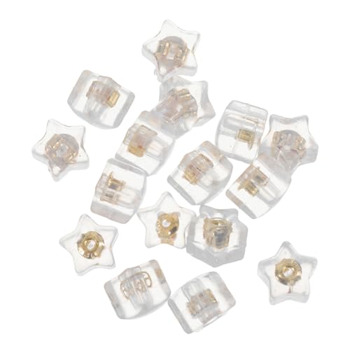 SHINEOFI 16 Stück Silikon Ohrringkappen Ohrringscheiben Ohrringhalter Ohrringverschlüsse Sichere Ohrstecker Ohrring Stützverschlüsse Ohrring Verschlüsse Kupfer SHINEOFI 16 Stück Silikon Ohrringkappen Ohrringscheiben Ohrringhalter Ohrringverschlüsse Sichere Ohrstecker Ohrring Stützverschlüsse Ohrring Verschlüsse Kupfer von SHINEOFI