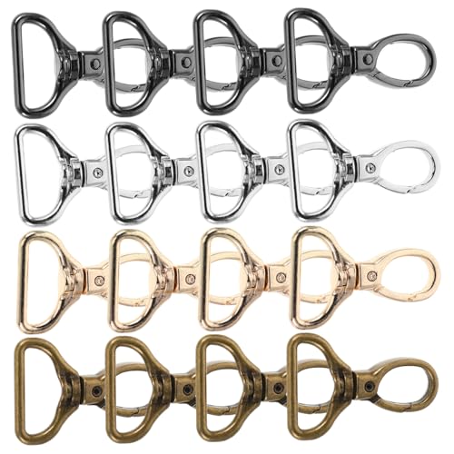 SHINEOFI 16 Stück Teiliges Drehbarer D ring lobster karabinerhaken Innenmaß Metall klappverschluss für Taschen Schlüsselanhänger DIY zubehör mit Elegantem Goldfarbenem Finish SHINEOFI 16 Stück Teiliges Drehbarer D ring lobster karabinerhaken Innenmaß Metall klappverschluss für Taschen Schlüsselanhänger DIY zubehör mit Elegantem Goldfarbenem Finish von SHINEOFI