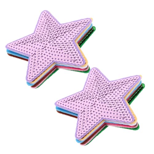 SHINEOFI 16 Stück Teiliges Fünfzackige Pailletten Aufnäher zum Aufbügeln und Annähen Modische Stern Applikationen für Kleidung Hüte Taschen Einfache DIY Anwendung Glitzernde Stoffpatches SHINEOFI 16 Stück Teiliges Fünfzackige Pailletten Aufnäher zum Aufbügeln und Annähen Modische Stern Applikationen für Kleidung Hüte Taschen Einfache DIY Anwendung Glitzernde Stoffpatches von SHINEOFI