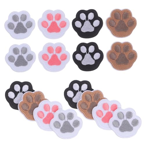 SHINEOFI 16 Stück Teiliges Pfotenabdruck Patches Selbstklebend Aufnähen Bestickte Aufnäher für Kleidung Rucksäcke Hüte Jeans DIY Dekoration und Reparatur SHINEOFI 16 Stück Teiliges Pfotenabdruck Patches Selbstklebend Aufnähen Bestickte Aufnäher für Kleidung Rucksäcke Hüte Jeans DIY Dekoration und Reparatur von SHINEOFI