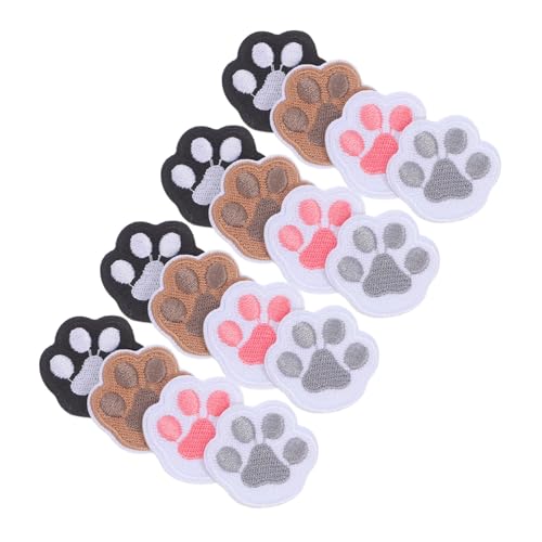 SHINEOFI 16 Stück Teiliges Selbstklebende Pfoten aufnäher Bunte Stickerei Patches für Kleidung Hüte Rucksäcke DIY Tierpfoten Applikationen zum Aufbügeln und Aufnähen Kleine Dekorative SHINEOFI 16 Stück Teiliges Selbstklebende Pfoten aufnäher Bunte Stickerei Patches für Kleidung Hüte Rucksäcke DIY Tierpfoten Applikationen zum Aufbügeln und Aufnähen Kleine Dekorative von SHINEOFI