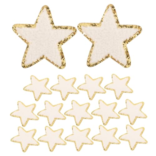 SHINEOFI 16 Stück Teiliges Stern Applikationen Selbstklebend ohne Nähen Pailletten Aufnäher Bügelflicken für Kleidung Jacken Rucksäcke Dekoration Weiß SHINEOFI 16 Stück Teiliges Stern Applikationen Selbstklebend ohne Nähen Pailletten Aufnäher Bügelflicken für Kleidung Jacken Rucksäcke Dekoration Weiß von SHINEOFI