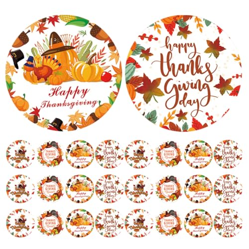 SHINEOFI 160 Stück Thanksgiving Aufkleber Herbst Dekoration Sticker für DIY Basteln Geschenkanhänger Umschläge und Party mit Lebendigen Farben für Klassenzimmer und Zuhause SHINEOFI 160 Stück Thanksgiving Aufkleber Herbst Dekoration Sticker für DIY Basteln Geschenkanhänger Umschläge und Party mit Lebendigen Farben für Klassenzimmer und Zuhause von SHINEOFI