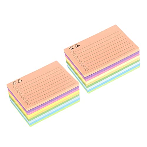 SHINEOFI 18 Stück Farbige Haftnotizen Notizblock Klein Aufkleber Für Büronotizen Liste Notizbilder Farbige Aufkleber Winzig Klebrig Blinken Nützlicher Memo-sticker Fluoreszierendes Papier von SHINEOFI
