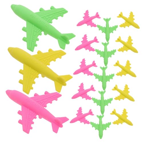 SHINEOFI 18 Stück Radiergummi Flugzeug lustig geformt süßes stationäres Mini erasers for schulzubehör schulzeug schulsachen Cartoon-Briefpapier Schreibwaren für Schulpreise Plastik SHINEOFI 18 Stück Radiergummi Flugzeug lustig geformt süßes stationäres Mini erasers for schulzubehör schulzeug schulsachen Cartoon-Briefpapier Schreibwaren für Schulpreise Plastik von SHINEOFI