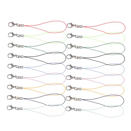 SHINEOFI 180 Stück Bunte Lobster Clasp Handybänder mit Karabiner Langlebige Leichte Schlüsselanhänger und DIY Schmuckzubehör für Handys Taschen Anhänger und Bastelprojekte SHINEOFI 180 Stück Bunte Lobster Clasp Handybänder mit Karabiner Langlebige Leichte Schlüsselanhänger und DIY Schmuckzubehör für Handys Taschen Anhänger und Bastelprojekte von SHINEOFI