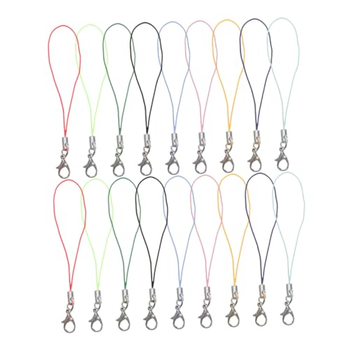SHINEOFI 180 Stück Teiliges Bunte Handy-strap-schlaufen mit Robustem Karabinerverschluss Langlebige Diy-handyanhänger für Schlüssel Schmuck und Praktische Reiseaccessoires von SHINEOFI