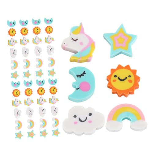 SHINEOFI 180 Stück Teiliges Bunte Mini Radiergummis für Niedliche Cartoon Motive Wie Stern Mond Wolke für Schule Party Schreibtisch Smudgefrei und Praktische Schreibwaren SHINEOFI 180 Stück Teiliges Bunte Mini Radiergummis für Niedliche Cartoon Motive Wie Stern Mond Wolke für Schule Party Schreibtisch Smudgefrei und Praktische Schreibwaren von SHINEOFI