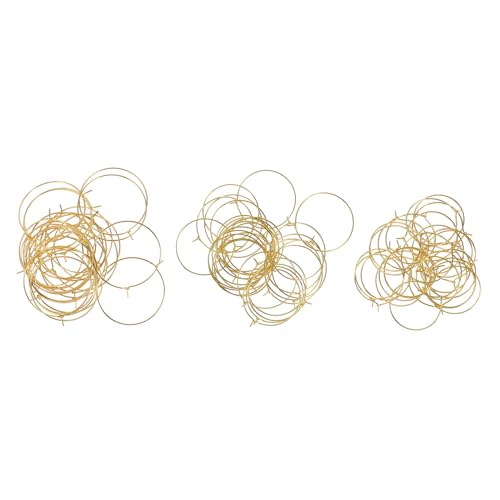 SHINEOFI 180 Stück Teiliges DIY Ohrring Vergoldete Creolen in Ohrschmuck Zubehör für Schmuckherstellung Vielseitige Earring Findings für Individuelles Basteln SHINEOFI 180 Stück Teiliges DIY Ohrring Vergoldete Creolen in Ohrschmuck Zubehör für Schmuckherstellung Vielseitige Earring Findings für Individuelles Basteln von SHINEOFI