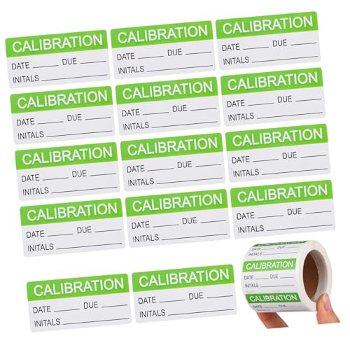 SHINEOFI 1Rolle Selbstklebende Qualitätskontrolletiketten Beschreibbare Kalibrierungsetiketten für Präzise Langlebig und Vielseitig Einsetzbar SHINEOFI 1Rolle Selbstklebende Qualitätskontrolletiketten Beschreibbare Kalibrierungsetiketten für Präzise Langlebig und Vielseitig Einsetzbar von SHINEOFI
