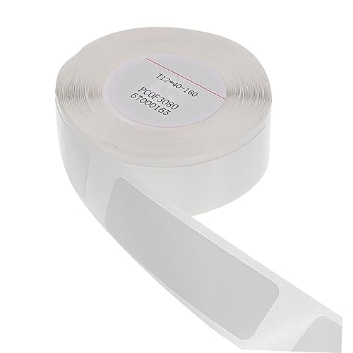SHINEOFI 1Rolle Selbstklebende Thermoetiketten Wasserfeste Etiketten für Büro Schule Zuhause Reißfest Kratzfest für Namensetiketten Adressetiketten von SHINEOFI