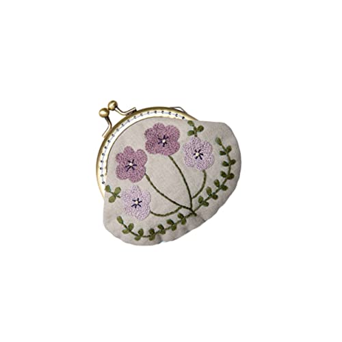 SHINEOFI 1Satz DIY Stickset Für Anfänger Handgemachtes Stickwerkzeug Kit Mit Kissenschloss Münzgeldbörse Embroidery Tools Kit Mit Zubehör Für Frauen Und Blütenmuster SHINEOFI 1Satz DIY Stickset Für Anfänger Handgemachtes Stickwerkzeug Kit Mit Kissenschloss Münzgeldbörse Embroidery Tools Kit Mit Zubehör Für Frauen Und Blütenmuster von SHINEOFI