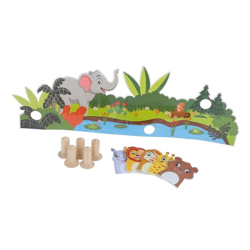 SHINEOFI 1Satz Filz Fingerpuppen für Handgefertigte Mini Tierpuppen für Junge Mädchen mit Einzigartigem Walddesign Rollenspiele und Familienunterhaltung von SHINEOFI