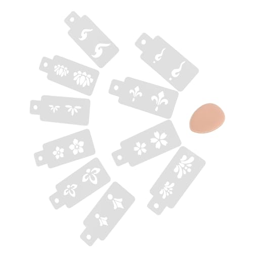 SHINEOFI 1Satz Gesichtsbemalungsschablonen für Wiederverwendbare Gesichtsmalvorlagen mit Designs für Halloween und Festlichkeiten für Theateraufführungen SHINEOFI 1Satz Gesichtsbemalungsschablonen für Wiederverwendbare Gesichtsmalvorlagen mit Designs für Halloween und Festlichkeiten für Theateraufführungen von SHINEOFI