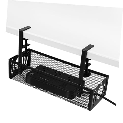 SHINEOFI 1Satz Kabelhalter Schreibtisch Kabelmanagement Organizer mit Einstellbarer Klemme für Effiziente Drahtverwaltung kein Bohren Erforderlich für Büro und Home Office von SHINEOFI