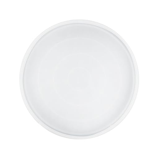 SHINEOFI 1Stück DIY Runde Silikonform für Epoxidharz Gießen Bastelzubehör für Untersetzer und Dekorative Platten Hochwertige Flexible Silikonform Lebensmittelqualität von SHINEOFI