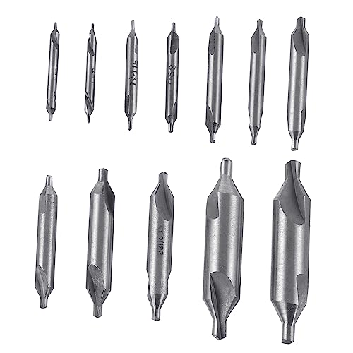 SHINEOFI 1Tasche Hochgeschwindigkeitsstahl Zentrumbohrer A Teilig Fase Mittelloch Bohrer für Präzise Bearbeitung für Material SHINEOFI 1Tasche Hochgeschwindigkeitsstahl Zentrumbohrer A Teilig Fase Mittelloch Bohrer für Präzise Bearbeitung für Material von SHINEOFI