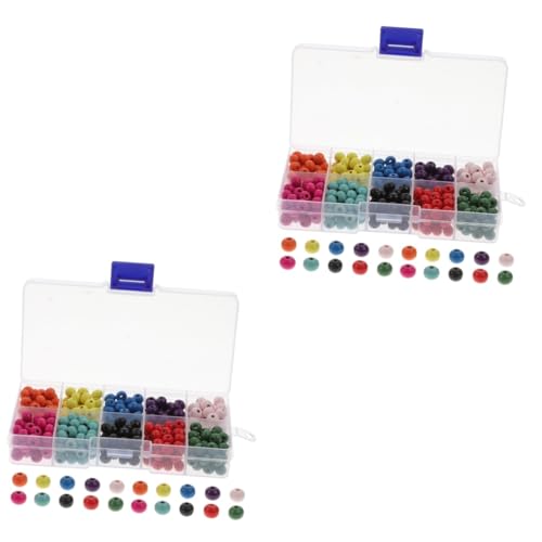 SHINEOFI 2 Boxen Holzperlen Farn Buchstabenperlen Fälschung live Webstuhl schmuck zubehör schmuckzubehör Holzschmuck DIY Schmuck basteln Sie lose Anhänger lose Perlen für Schmuck hölzern SHINEOFI 2 Boxen Holzperlen Farn Buchstabenperlen Fälschung live Webstuhl schmuck zubehör schmuckzubehör Holzschmuck DIY Schmuck basteln Sie lose Anhänger lose Perlen für Schmuck hölzern von SHINEOFI
