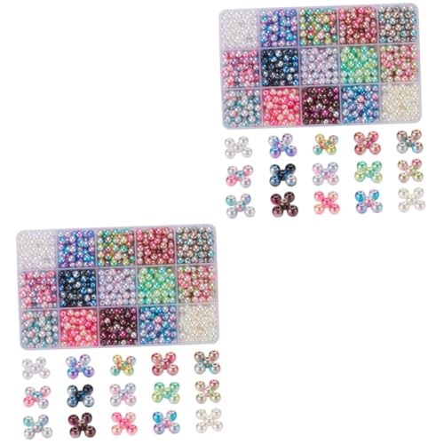 SHINEOFI 2 Boxen Spacer Perlen Runden Farbig Klein Perlen Masse Abstandshalter Halskette Perlen Armbänder Perlen Für Die Herstellung Von Halsketten Schmuck Diy-perlen Plastik Colorful SHINEOFI 2 Boxen Spacer Perlen Runden Farbig Klein Perlen Masse Abstandshalter Halskette Perlen Armbänder Perlen Für Die Herstellung Von Halsketten Schmuck Diy-perlen Plastik Colorful von SHINEOFI