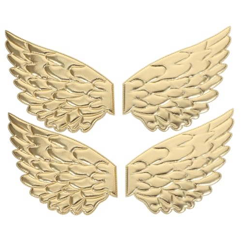 SHINEOFI 2 Paare Angel Wings Patch Engelsflügel-reparaturflicken Flügelpatch Annähen Taschen Bügelbild Applikationspatch Aufnähen Gestickte Engelsflügelflecken Engel Patches Golden Stoff SHINEOFI 2 Paare Angel Wings Patch Engelsflügel-reparaturflicken Flügelpatch Annähen Taschen Bügelbild Applikationspatch Aufnähen Gestickte Engelsflügelflecken Engel Patches Golden Stoff von SHINEOFI