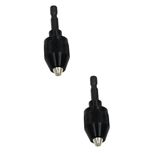 SHINEOFI 2 Pcs Elektrische Schleifen Bohrer Bohrer Befestigung Grinder Bohrer Schlüssel Keyless Keyless Bohrer Schwarz von SHINEOFI