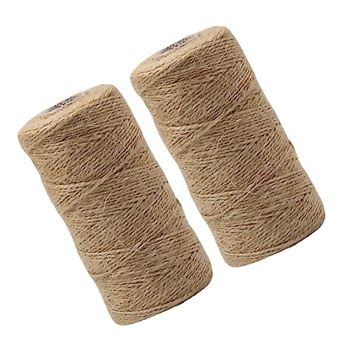 SHINEOFI 2 Rollen DIY Natur Juteseil Strängig Bastelschnur für Kreative Projekte und Langlebig für Dekoration und Geschenkverpackung SHINEOFI 2 Rollen DIY Natur Juteseil Strängig Bastelschnur für Kreative Projekte und Langlebig für Dekoration und Geschenkverpackung von SHINEOFI