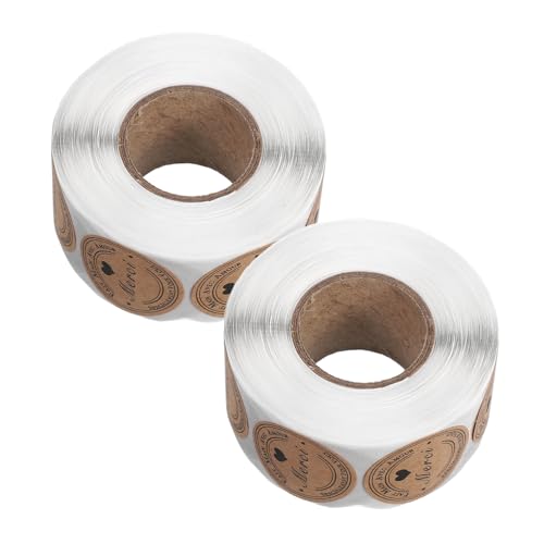 SHINEOFI 2 Rollen Dankeschön Party Etiketten Selbstklebende Etiketten Aus Bastelpapier Zum Verpacken Von Geschenken Umschlagsiegeln Partydekorationen Verpackungen Für Kleine SHINEOFI 2 Rollen Dankeschön Party Etiketten Selbstklebende Etiketten Aus Bastelpapier Zum Verpacken Von Geschenken Umschlagsiegeln Partydekorationen Verpackungen Für Kleine von SHINEOFI