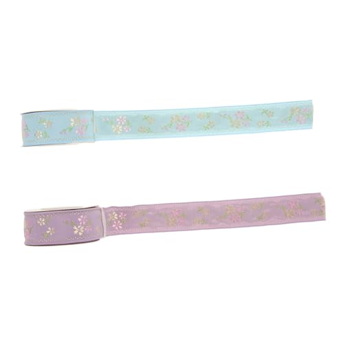 SHINEOFI 2 Rollen Dekoratives Gurtband Stoffband Seidenband Bunt Für Bedruckte Gemusterte Bänder Basteln Nähen Weißes Band Stickband DIY Gurtband Handgefertigte Kleidung SHINEOFI 2 Rollen Dekoratives Gurtband Stoffband Seidenband Bunt Für Bedruckte Gemusterte Bänder Basteln Nähen Weißes Band Stickband DIY Gurtband Handgefertigte Kleidung von SHINEOFI