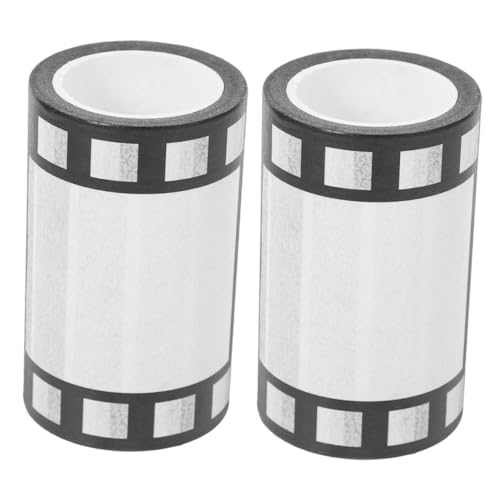 SHINEOFI 2rollen Filmstreifen-motiv Klebeband Dekoratives Scrapbook-klebeband Für Bastelprojekte Journaling Und Bürobedarf Für Partys Und Heimdekoration SHINEOFI 2rollen Filmstreifen-motiv Klebeband Dekoratives Scrapbook-klebeband Für Bastelprojekte Journaling Und Bürobedarf Für Partys Und Heimdekoration von SHINEOFI