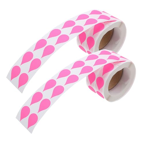 SHINEOFI 2 Rollen Fluoreszierende Beschreibbare Regenbogen-wassertropfen-etiketten Selbstklebende Aufkleber für Gewürzgläser Küchenregale Ordnerbeschriftung Farblich Kodierte Vorrats SHINEOFI 2 Rollen Fluoreszierende Beschreibbare Regenbogen-wassertropfen-etiketten Selbstklebende Aufkleber für Gewürzgläser Küchenregale Ordnerbeschriftung Farblich Kodierte Vorrats von SHINEOFI