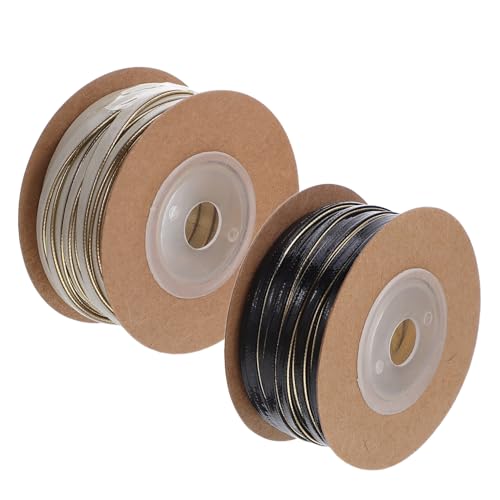 SHINEOFI 2 Rollen PU Kunstlederband Zweifarbiges Bastelband Kontrastreiches Weiches Hautfreundliches Geschenkband für Hochzeiten Partydekorationen Haarschleifen und DIY Bastelprojekte SHINEOFI 2 Rollen PU Kunstlederband Zweifarbiges Bastelband Kontrastreiches Weiches Hautfreundliches Geschenkband für Hochzeiten Partydekorationen Haarschleifen und DIY Bastelprojekte von SHINEOFI