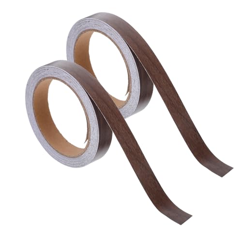 SHINEOFI 2 Rollen Selbstklebendes Holzband für Möbel Schutz und Reparatur für Schranktüren und DIY Projekte Holzmaserung Breit von SHINEOFI