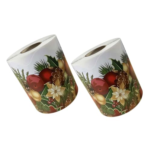 SHINEOFI 2 Rollen Weihnachtsdekorationsaufkleber Weihnachtsstern Feiertagstafelränder Klassenzimmer Weihnachtstafelbesatz Feiertagstafelränder Fürs Klassenzimmer Beschichtete SHINEOFI 2 Rollen Weihnachtsdekorationsaufkleber Weihnachtsstern Feiertagstafelränder Klassenzimmer Weihnachtstafelbesatz Feiertagstafelränder Fürs Klassenzimmer Beschichtete von SHINEOFI