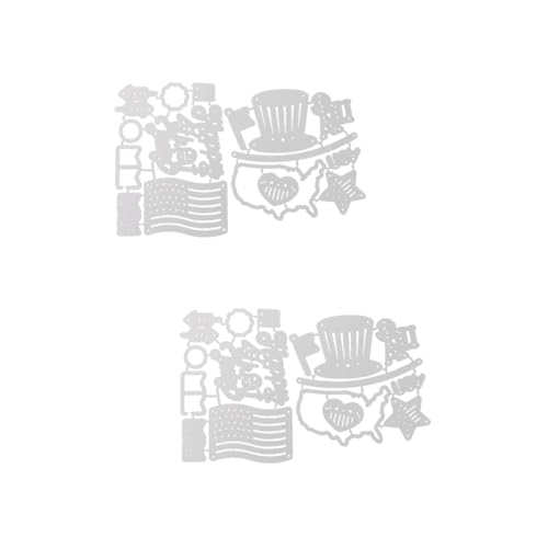 SHINEOFI 2 Sätze 2 Sets Stanzformen Zum Unabhängigkeitstag Bastelstanzformen Für Dateien Scrapbook Stanzformen Für Die Kartengestaltung Stanzformen Für Fotoalben Stanzungen 2 Stück * 2 SHINEOFI 2 Sätze 2 Sets Stanzformen Zum Unabhängigkeitstag Bastelstanzformen Für Dateien Scrapbook Stanzformen Für Die Kartengestaltung Stanzformen Für Fotoalben Stanzungen 2 Stück * 2 von SHINEOFI