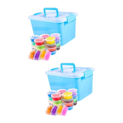 SHINEOFI 2 Sätze Bastelset aus Ton plastilin für easy putz air drying clay air dry clay air-dry clay Modellieren Bausatz Tonzubehör für Kleinkinder Modelliermasse Kinderspiele von SHINEOFI