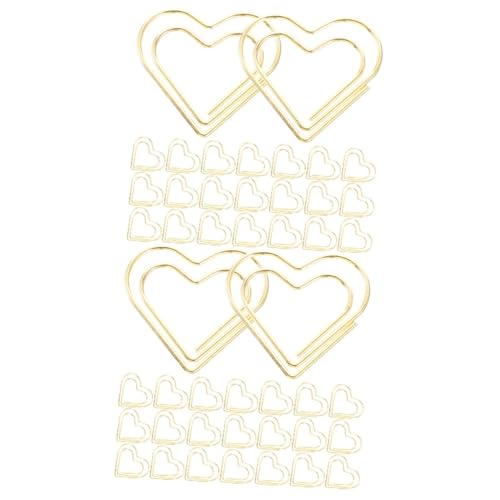 SHINEOFI 2 Sätze Befestigungselemente Büroklammern Für Papierkram Inhaber Kreative Büroklammern Spender Schreibwaren Büroklammern-memo Bindemittel Stichworte Golden Metall 100 Stück * 2 SHINEOFI 2 Sätze Befestigungselemente Büroklammern Für Papierkram Inhaber Kreative Büroklammern Spender Schreibwaren Büroklammern-memo Bindemittel Stichworte Golden Metall 100 Stück * 2 von SHINEOFI