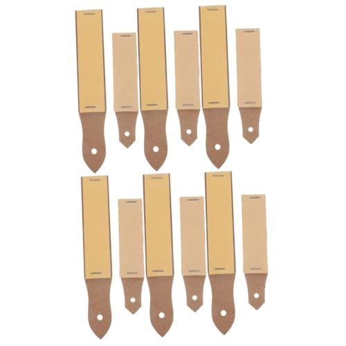 SHINEOFI 2 Sätze Bleistift Schleifpapier Brett Kunst Zeichnung Klein Pencil Sharpener Bleistift Spitzmaschine Skizze, Malerei, Schleifpapier Malutensilien Mit Kohle Sandbrett 6 Stücke * 2 von SHINEOFI
