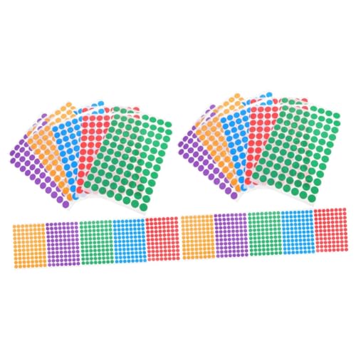 SHINEOFI 2 Sätze Bunte Selbstklebende Punkt Namensaufkleber Etiketten Für Die Schule Klassifizierungsmarkierungen Etikettenzubehör 15 Blätter Verpackt Gemischte Farben 15 Blätter * 2 SHINEOFI 2 Sätze Bunte Selbstklebende Punkt Namensaufkleber Etiketten Für Die Schule Klassifizierungsmarkierungen Etikettenzubehör 15 Blätter Verpackt Gemischte Farben 15 Blätter * 2 von SHINEOFI