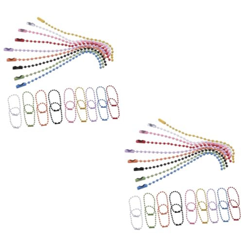 SHINEOFI 2 Sätze Dekorative Schmuckperlenketten Weihnachtsperlenkette Drinnen Groß Farbenfrohe Kugelperlenkette Kugelketten Farbig Perlenkugeln Schlüssel Dekoration Und Eisen 100 Stück * 2 SHINEOFI 2 Sätze Dekorative Schmuckperlenketten Weihnachtsperlenkette Drinnen Groß Farbenfrohe Kugelperlenkette Kugelketten Farbig Perlenkugeln Schlüssel Dekoration Und Eisen 100 Stück * 2 von SHINEOFI