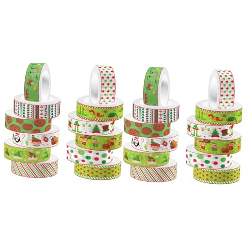 SHINEOFI 2 Sätze Diy Washi Tape Basteln Dekoratives Klebeband Für Einklebebuch Dekoration Washi Tape Zum Aufzeichnen Diy Washi Tapes Washi-tape Colorful 12 Rollen * 2 von SHINEOFI