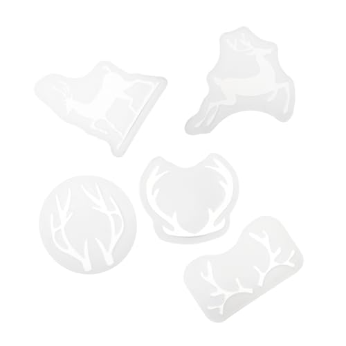 SHINEOFI 2 Sätze Elch Schimmel Keksausstecher Zum Backen Schimmel Für Fondant Wachs Weihnachten Backform Rentiergeweih Zum Basteln Weihnachtsform Geweih Schimmel Kieselgel 5 Stück * 2 SHINEOFI 2 Sätze Elch Schimmel Keksausstecher Zum Backen Schimmel Für Fondant Wachs Weihnachten Backform Rentiergeweih Zum Basteln Weihnachtsform Geweih Schimmel Kieselgel 5 Stück * 2 von SHINEOFI